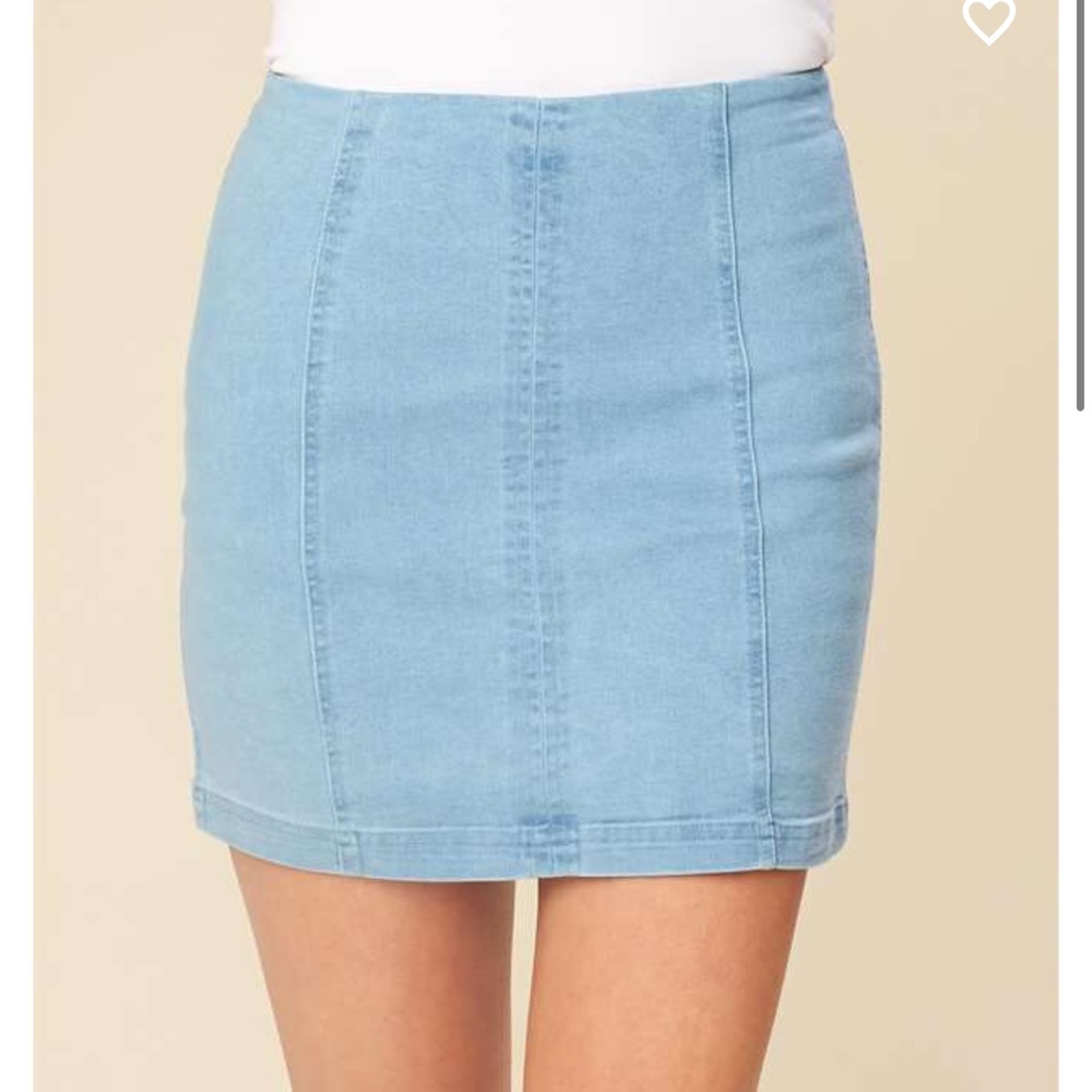 EUC altar’d state blue Jean skirt